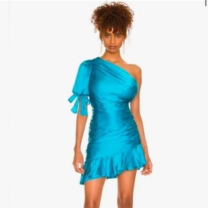 Blue Amanda uprichard mini dress